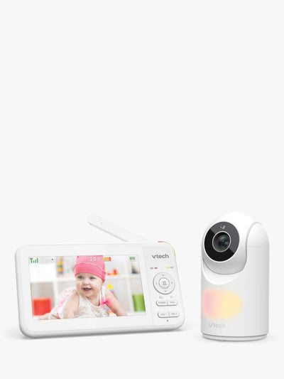 Babyphone vidéo 5 pouces avec écran haute résolution et vision nocturne