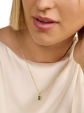 DPT Antwerp pendant necklace with green Diopside gemstone, imported from the UK
