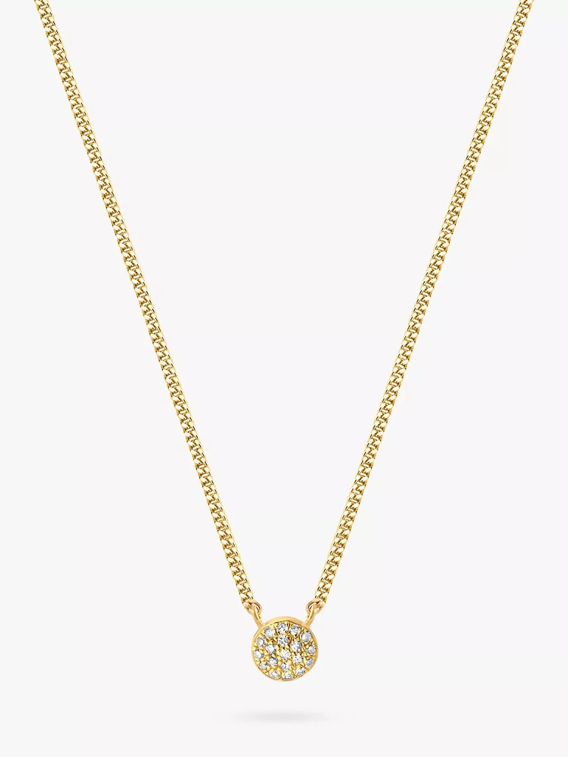DPT Antwerp diamond pendant necklace Galaxy circle 0.07ct, imported from the UK