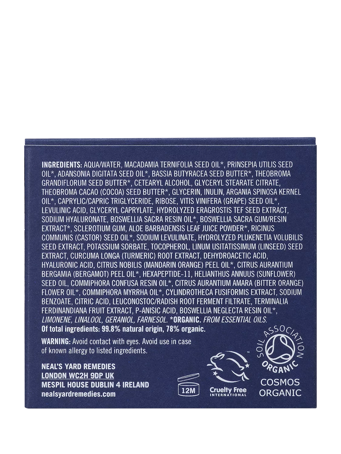 Neal's Yard Remedies lifting cream Frankincense Intense 50ml - British product