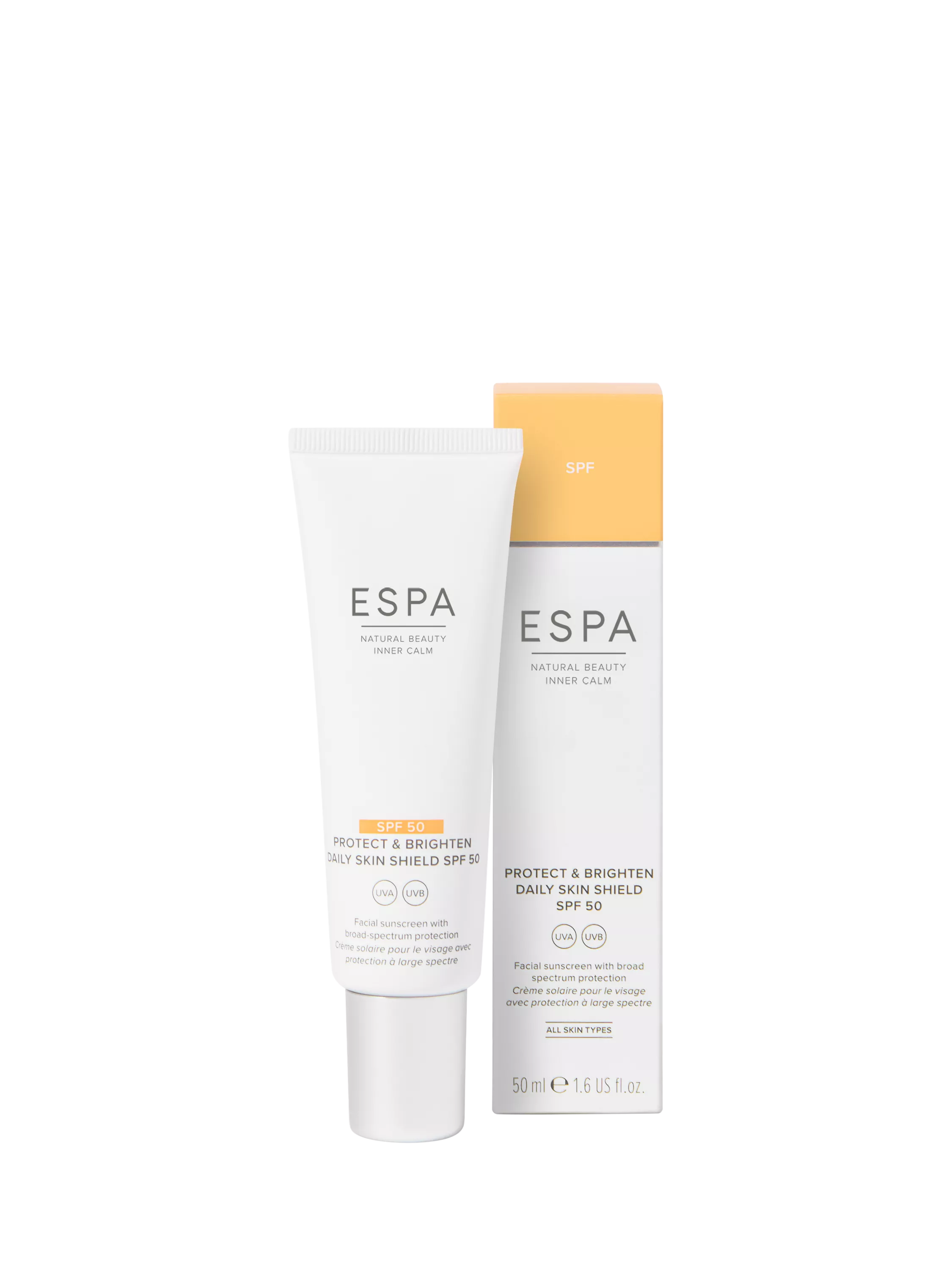 ESPA Daily Skin Shield SPF 50 sunscreen 50ml - British product