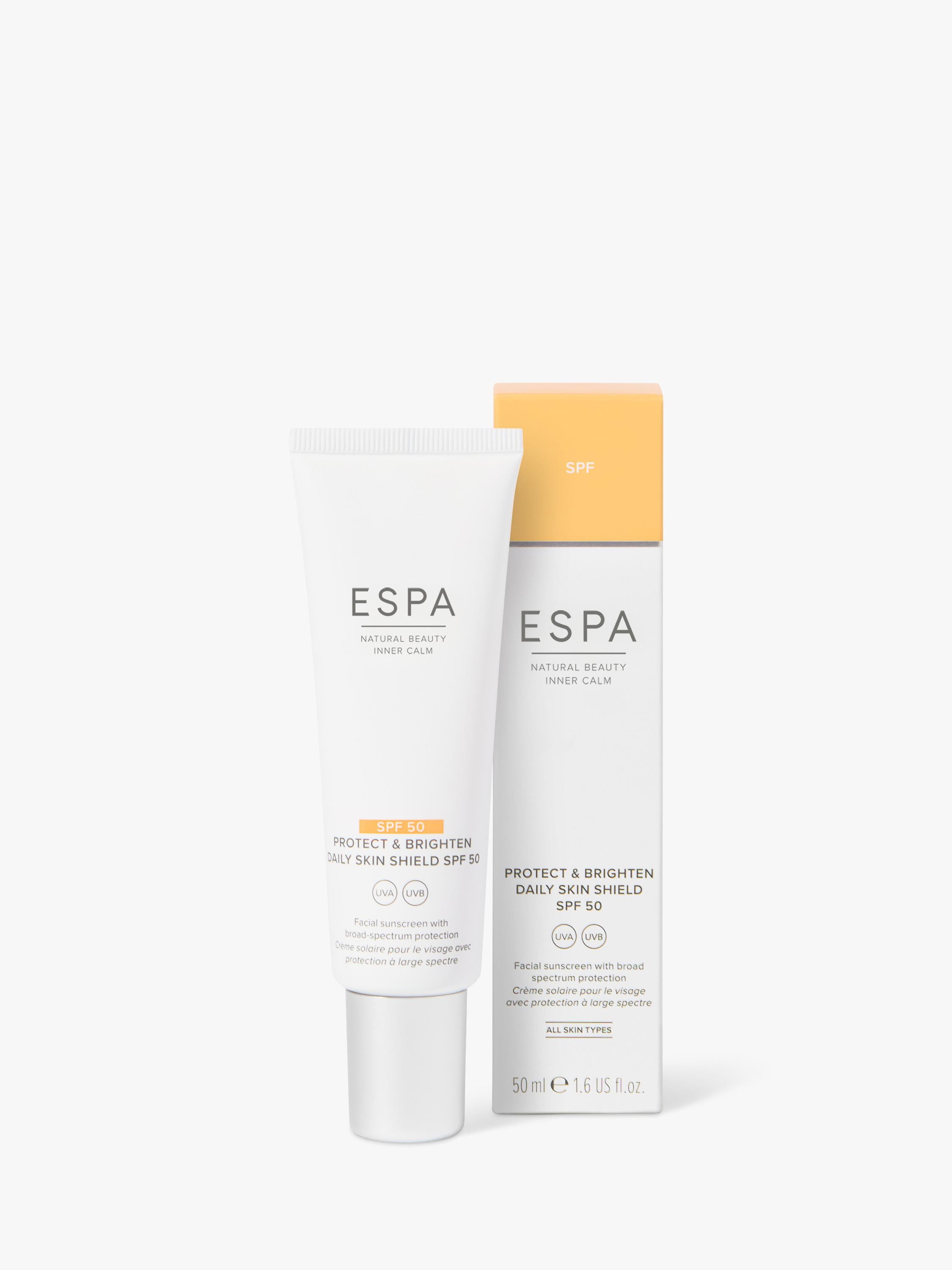 ESPA Daily Skin Shield SPF 50 sunscreen 50ml - British product