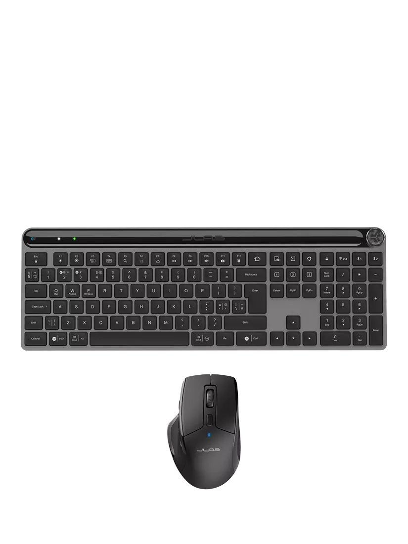 JLab wireless keyboard and mouse set black, imported from the UK