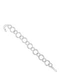 Jools cubic zirconia circle link bracelet 18.25cm - British product