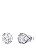 Jools by Jenny Brown 6mm cubic zirconia stud earrings, imported from the UK