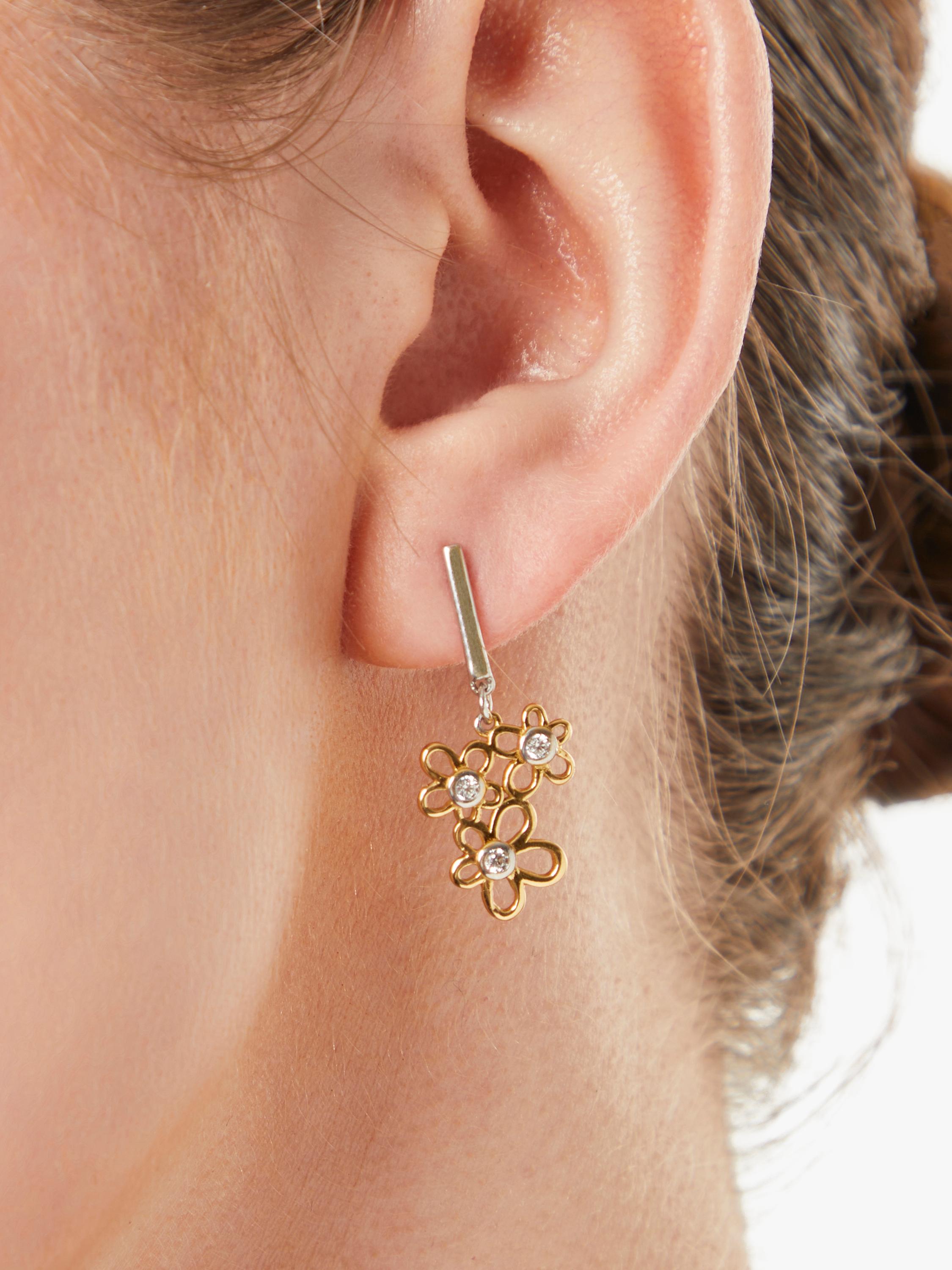 Jools by Jenny Brown small cubic zirconia earrings - British product