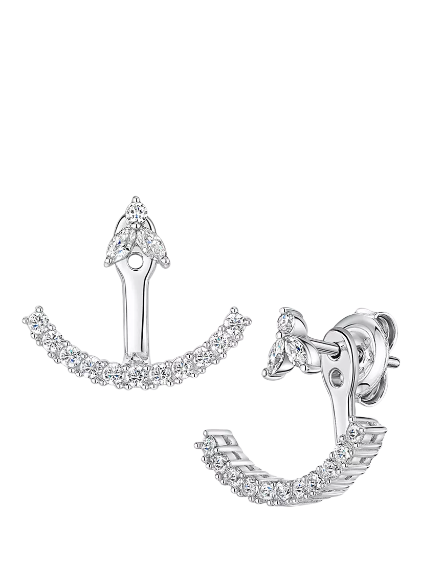 Jools by Jenny Brown cubic zirconia drop earrings, imported from the UK
