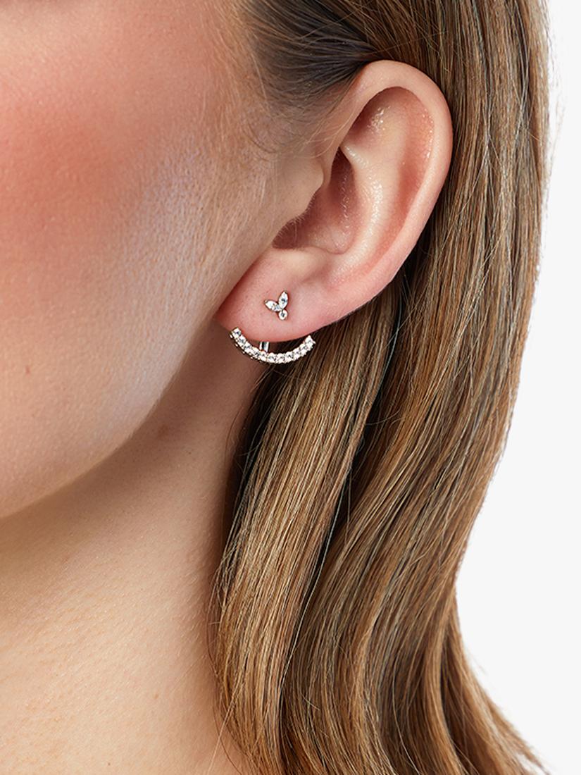 Jools by Jenny Brown cubic zirconia drop earrings, imported from the UK