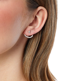 Jools by Jenny Brown cubic zirconia drop earrings, imported from the UK