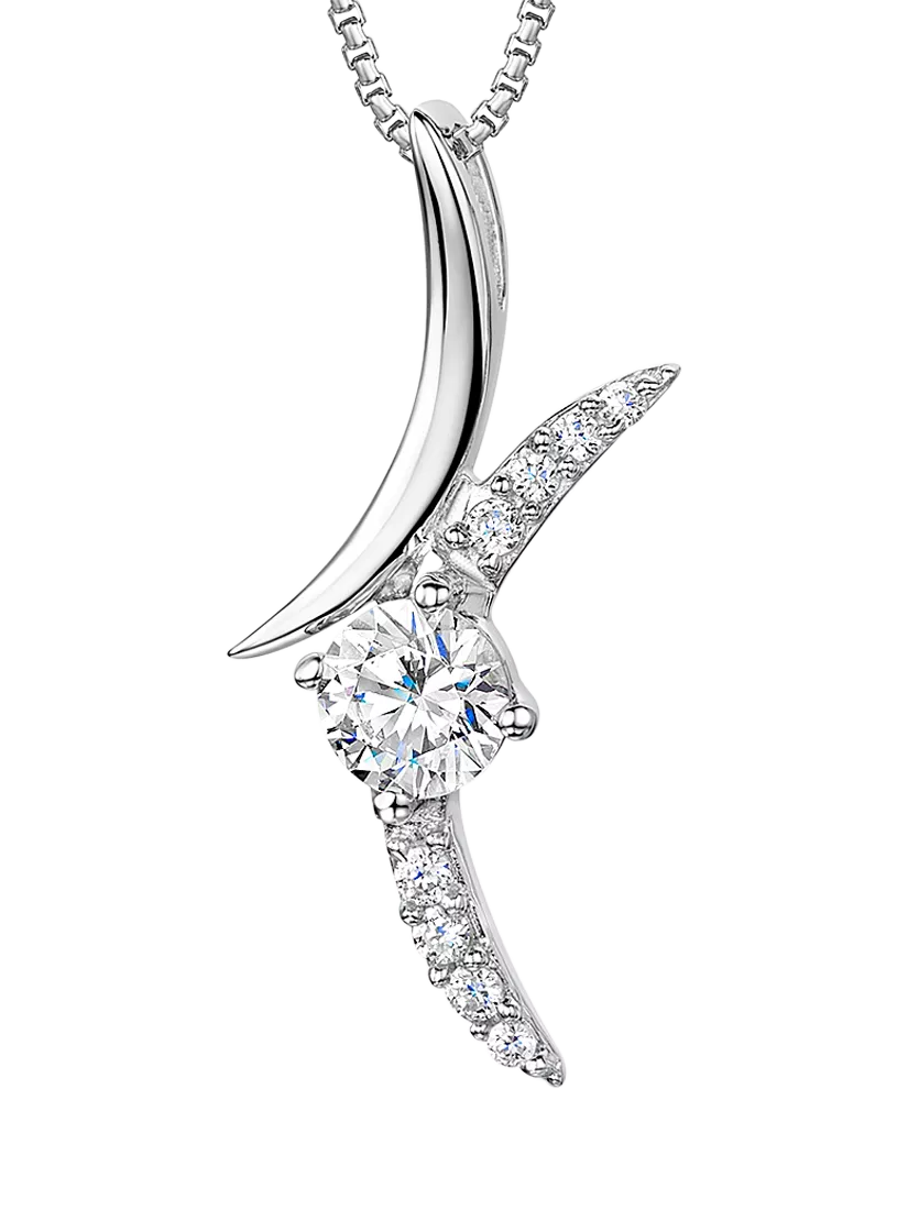 Jools by Jenny Brown cubic zirconia pendant necklace, imported from the UK