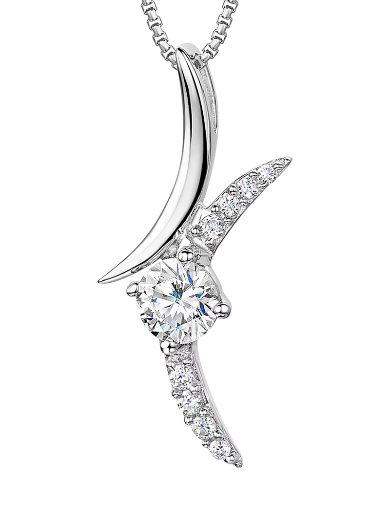 Jools by Jenny Brown cubic zirconia pendant necklace, imported from the UK