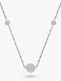 Jools by Jenny Brown cubic zirconia ball chain necklace, UK version