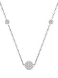 Jools by Jenny Brown cubic zirconia ball chain necklace, UK version