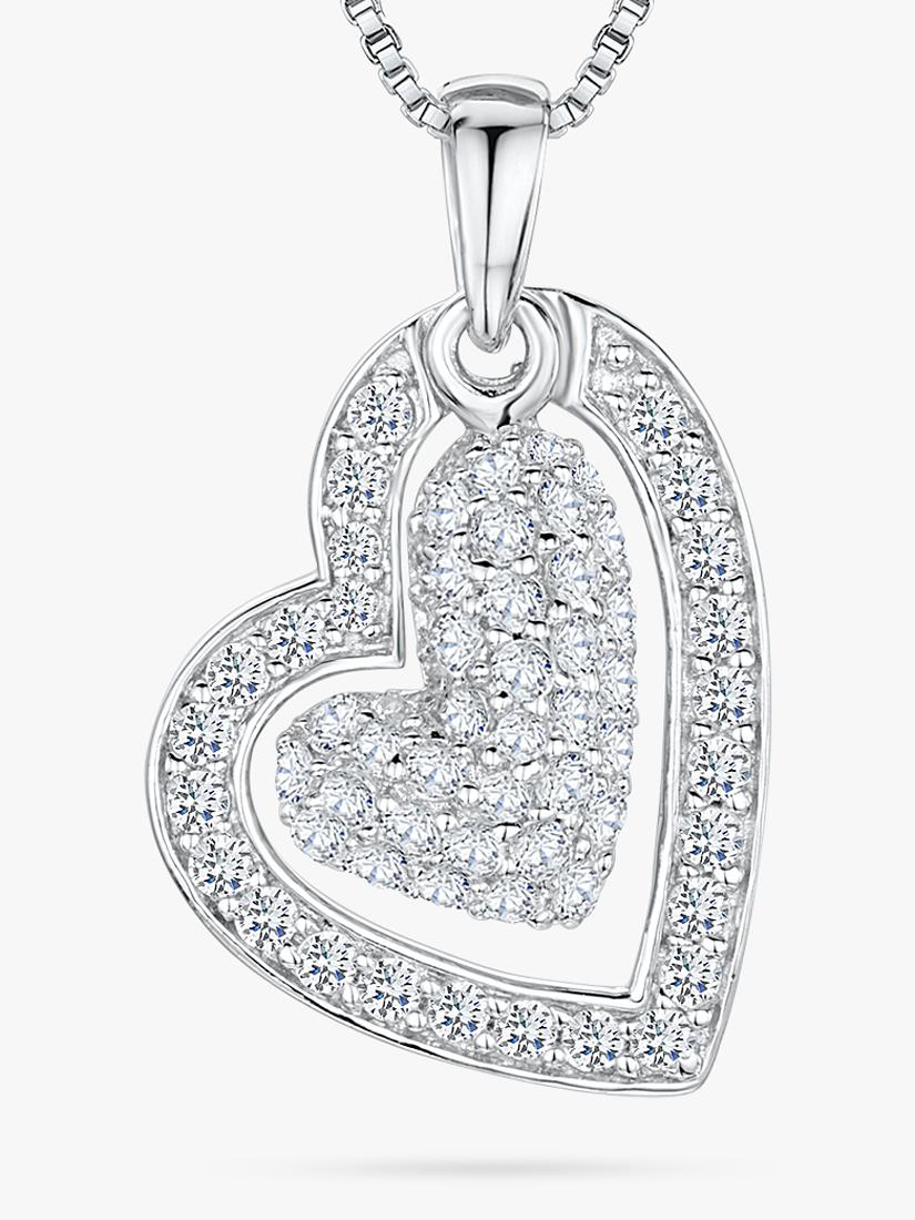 Jools by Jenny Brown cubic zirconia pendant necklace, UK version