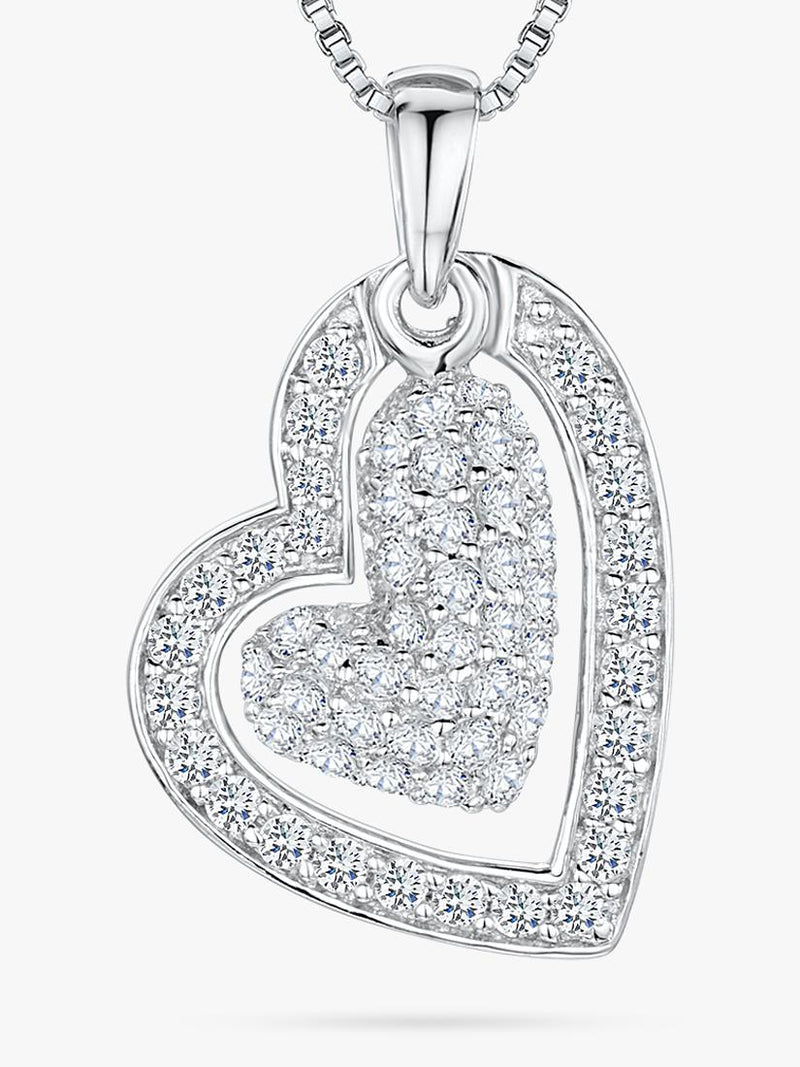 Jools by Jenny Brown cubic zirconia pendant necklace, UK version