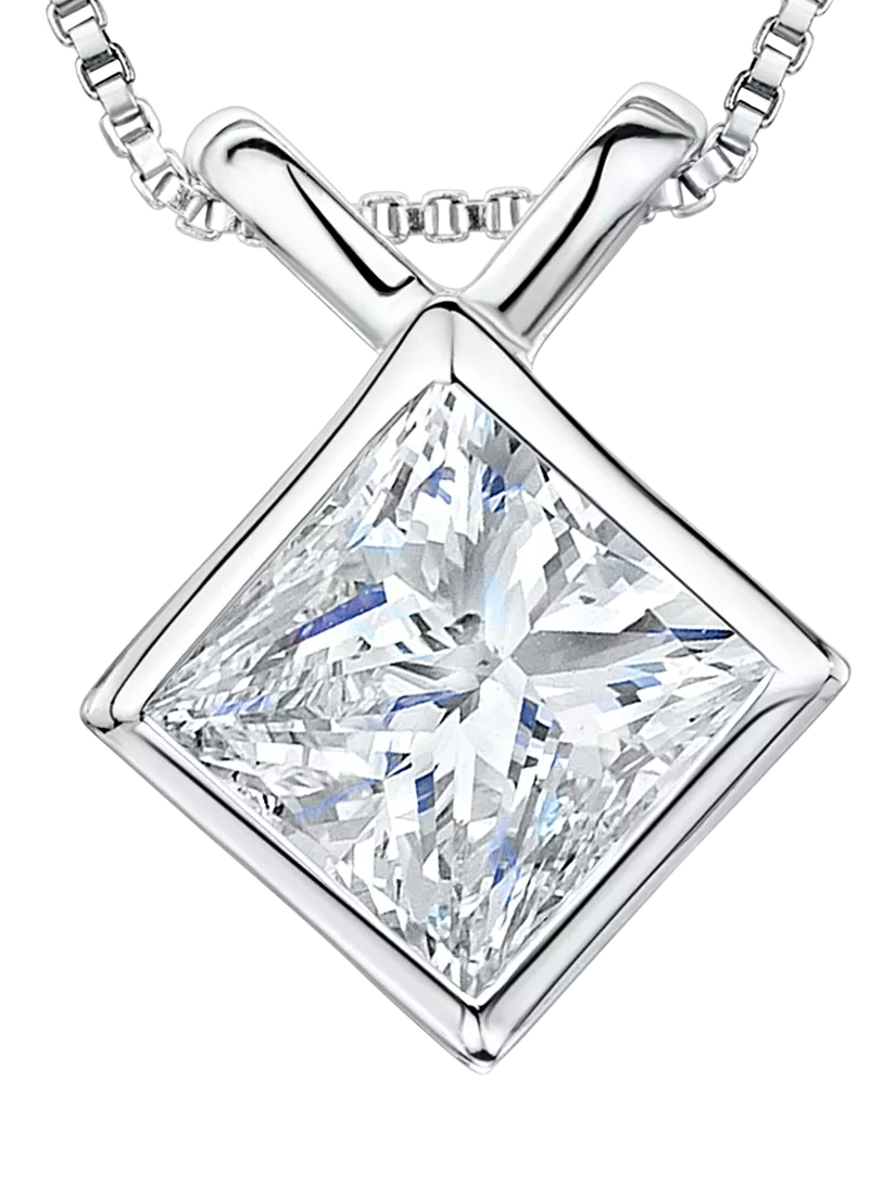 Jools by Jenny Brown cubic zirconia pendant 16mm, UK version