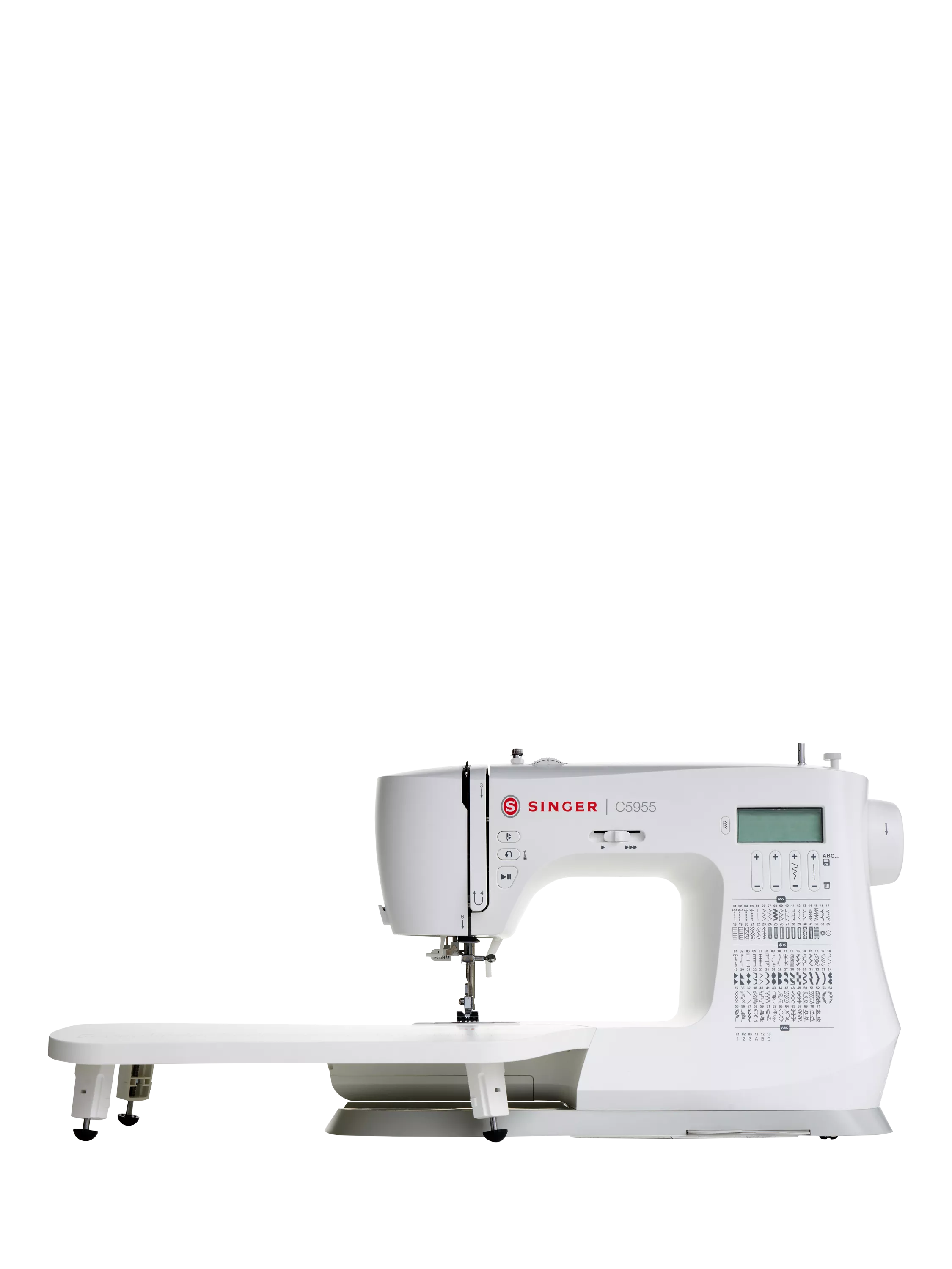Singer C5955 computerised sewing machine, UK version