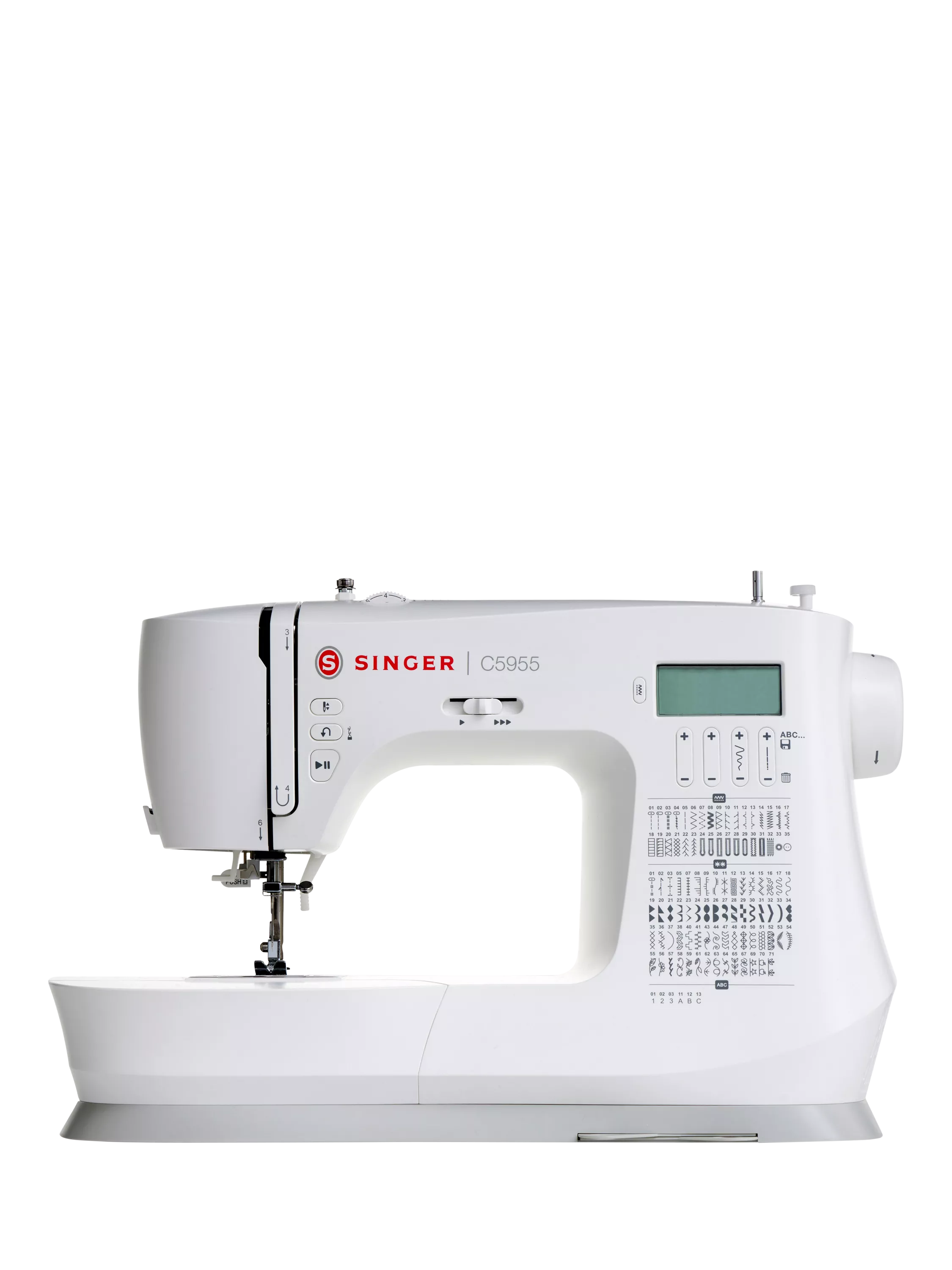 Singer C5955 computerised sewing machine, UK version