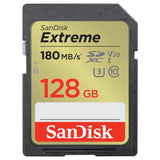 SanDisk Extreme 128GB SDXC memory card (British brand)
