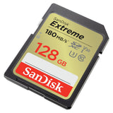 SanDisk Extreme 128GB SDXC memory card (British brand)