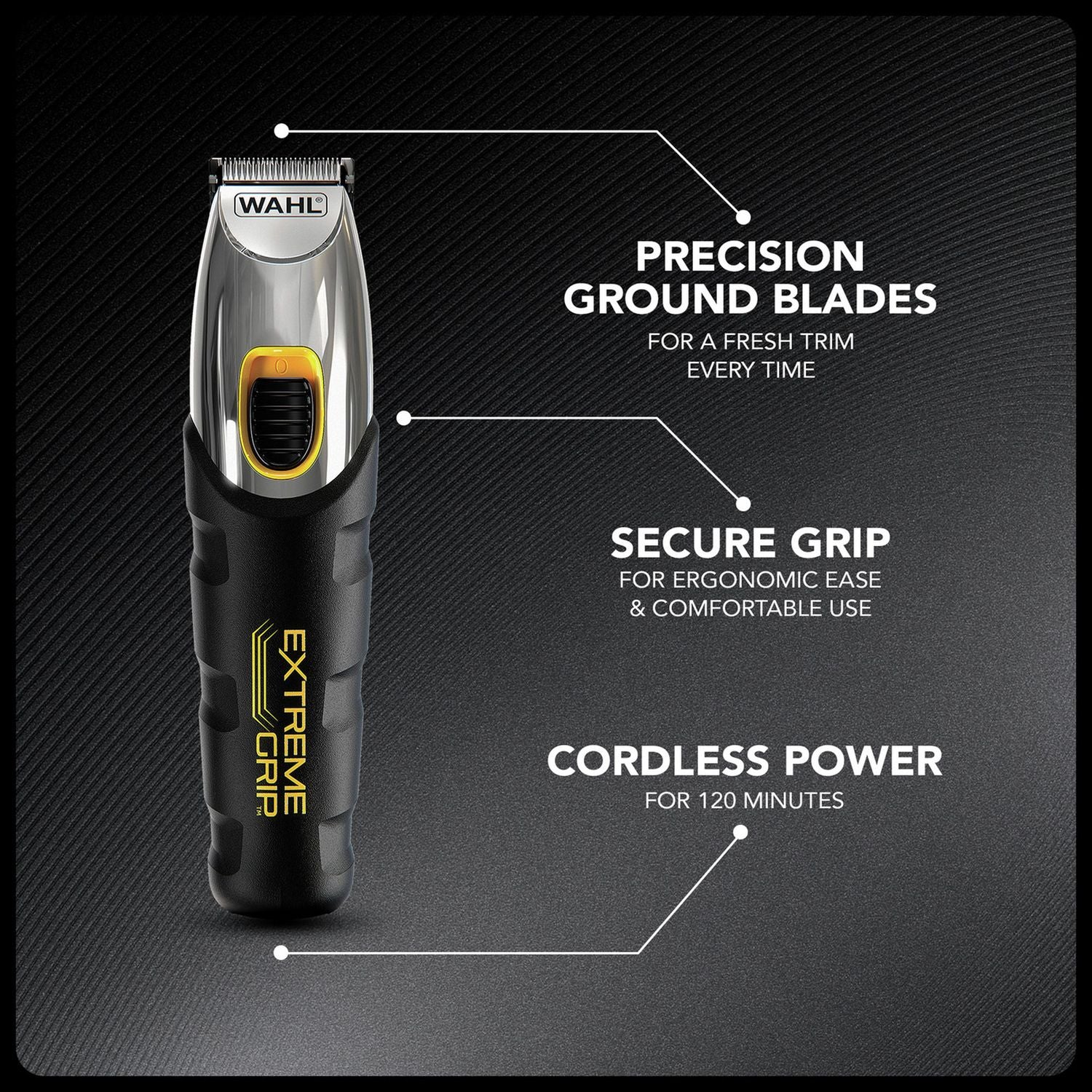 Wahl Extreme Grip Stubble Trimmer - British product