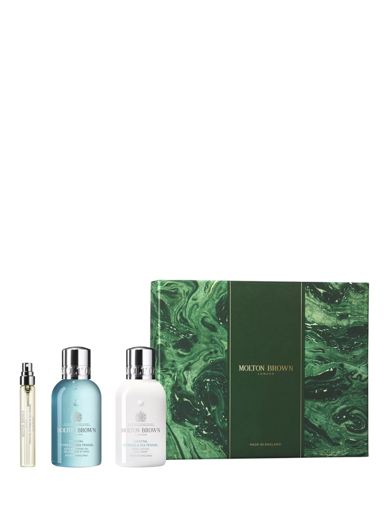 Molton Brown Coastal Cypress & Sea Fennel Travel Collection Gift Set