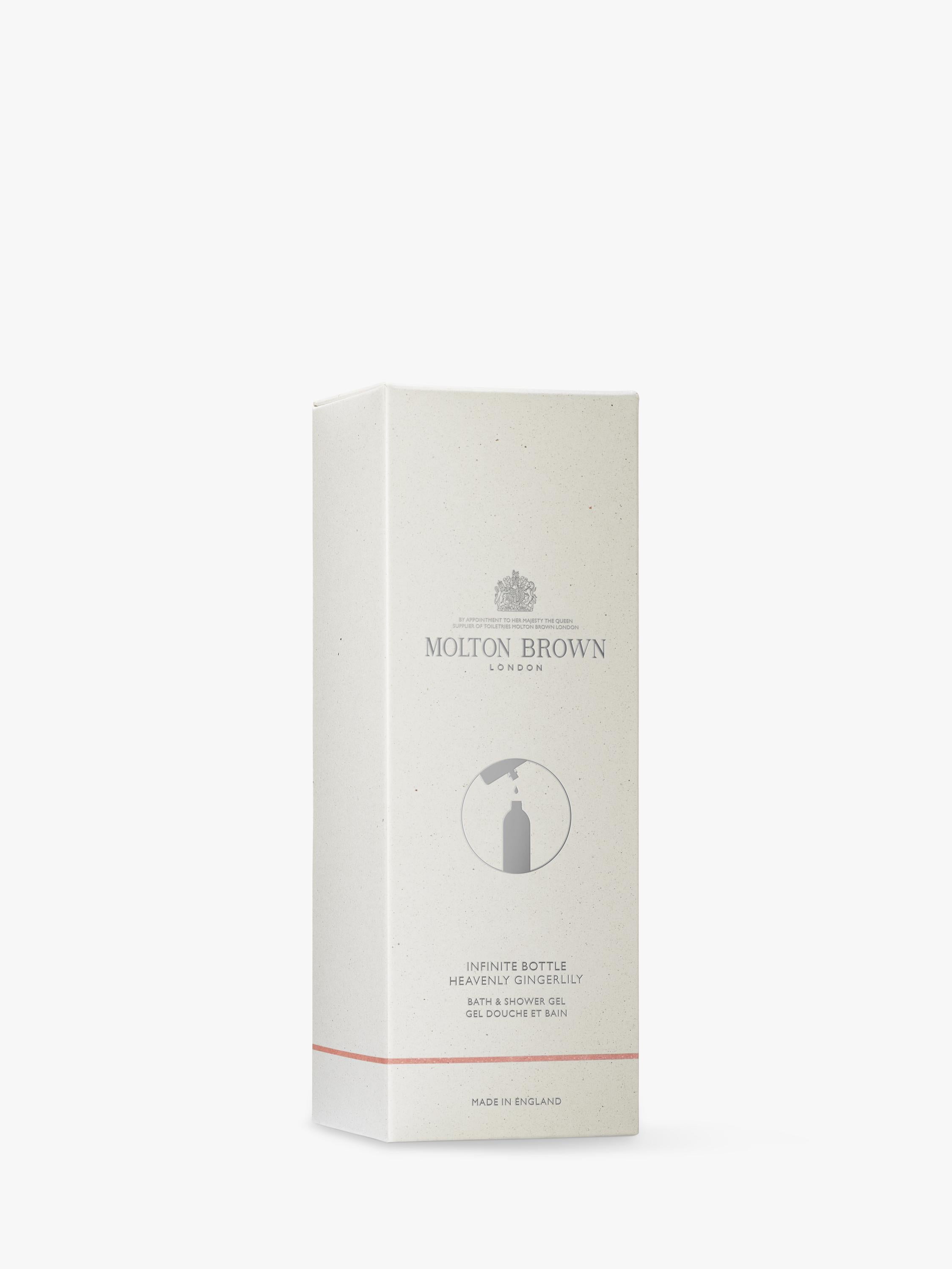 Molton Brown Heavenly Gingerlily bath and shower gel 400ml, imported from the UK