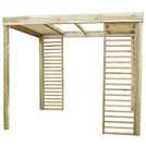 Forest Garden dining pergola H280xW304xD244cm - British product