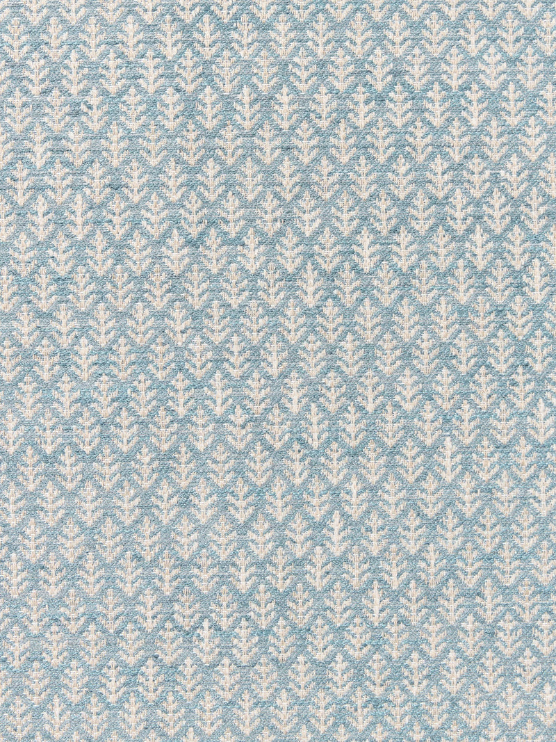 John Lewis Elm Leaf Woven Furnishing Fabric, French Blue