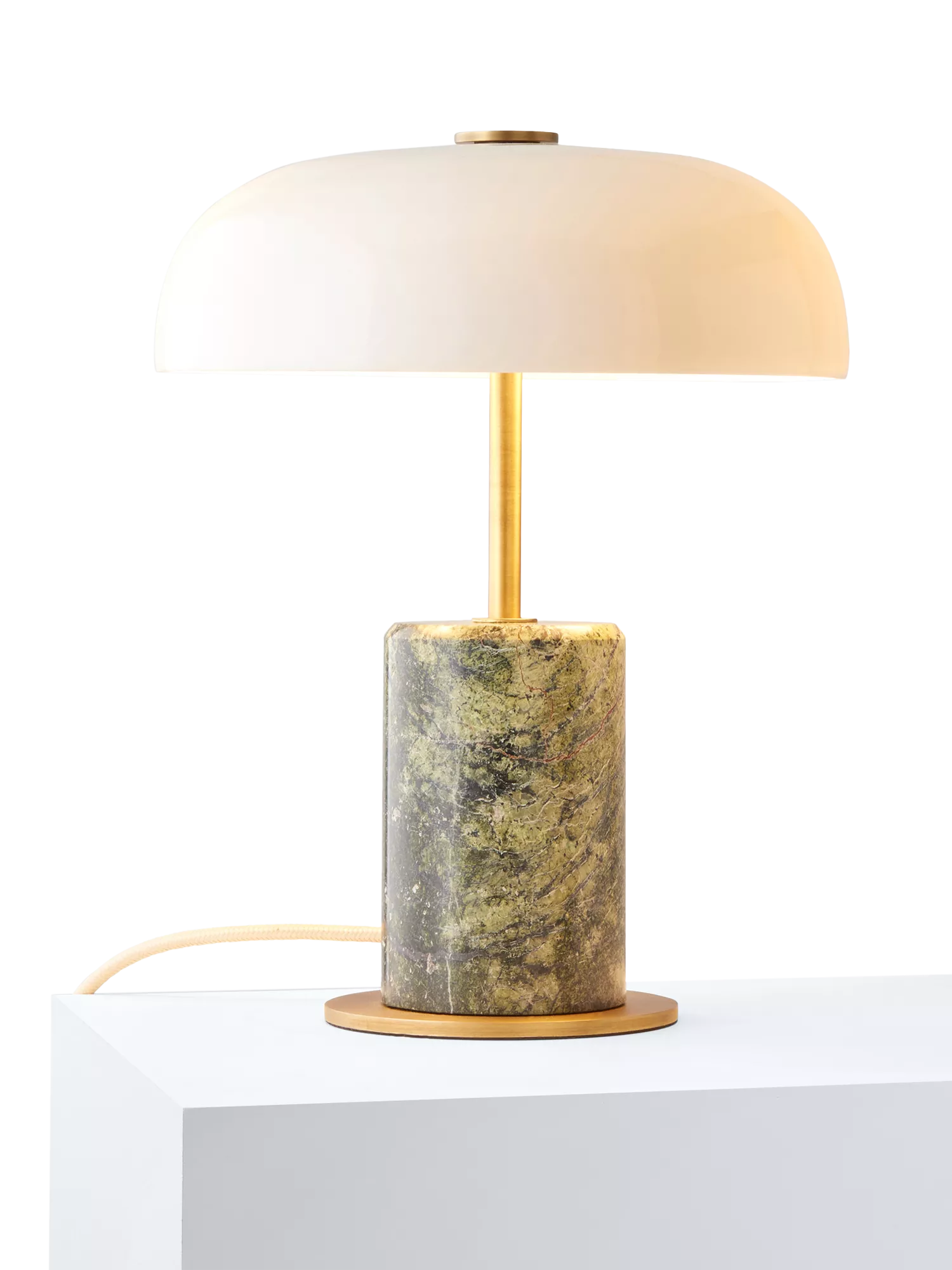John Lewis Porcini green marble mini table lamp (British brand)