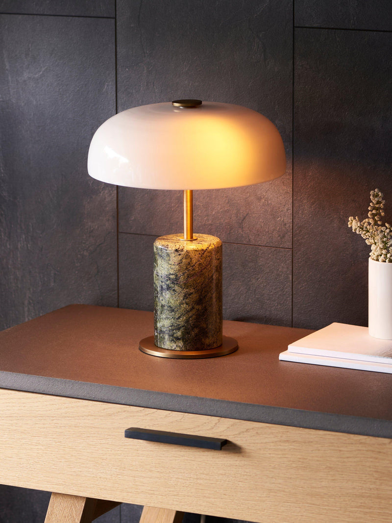 John Lewis Porcini green marble mini table lamp (British brand)
