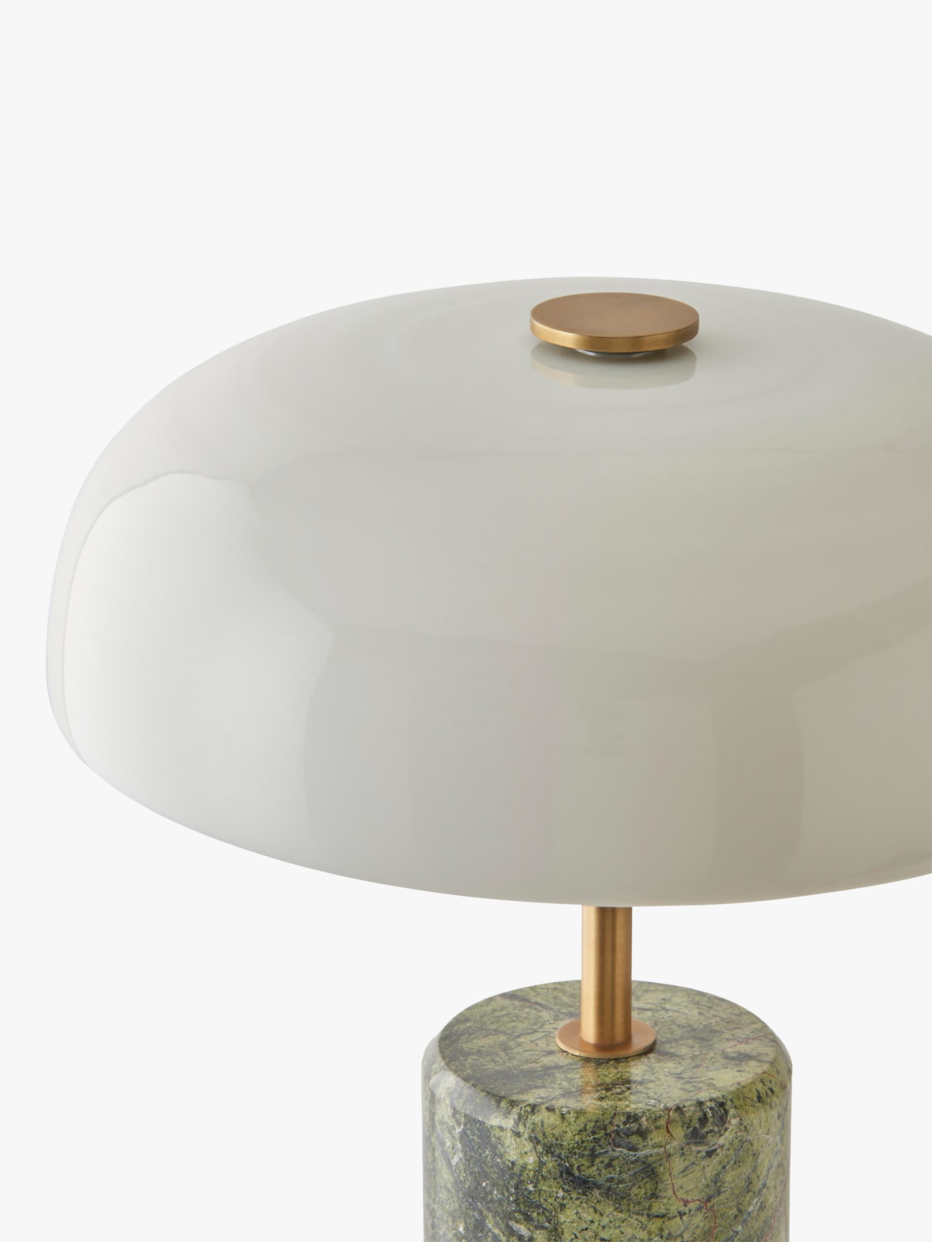 John Lewis Porcini green marble mini table lamp (British brand)