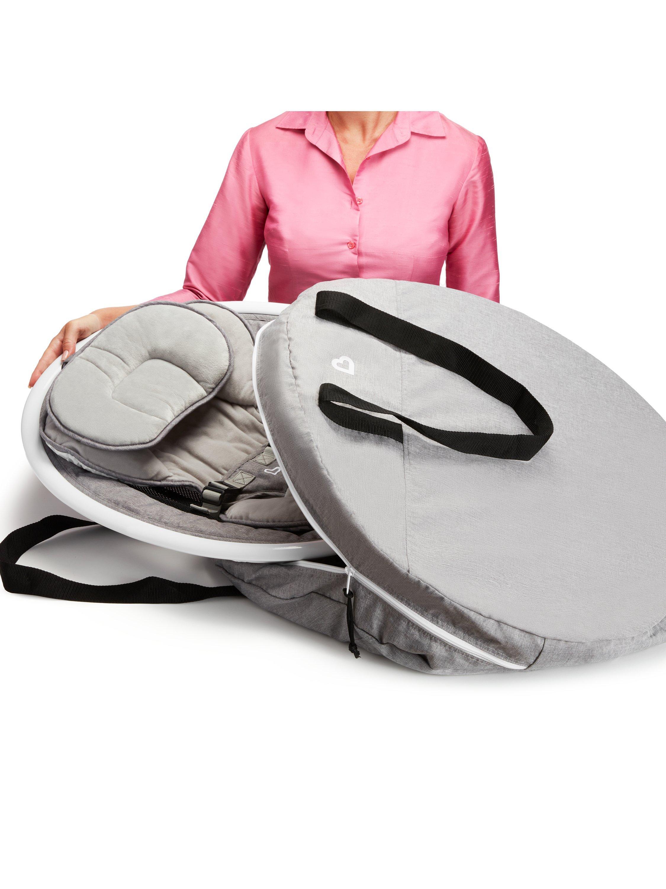 Munchkin baby swing travel carrying case grey, imported from the UK
