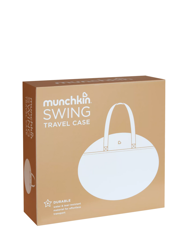 Munchkin baby swing travel carrying case grey, imported from the UK