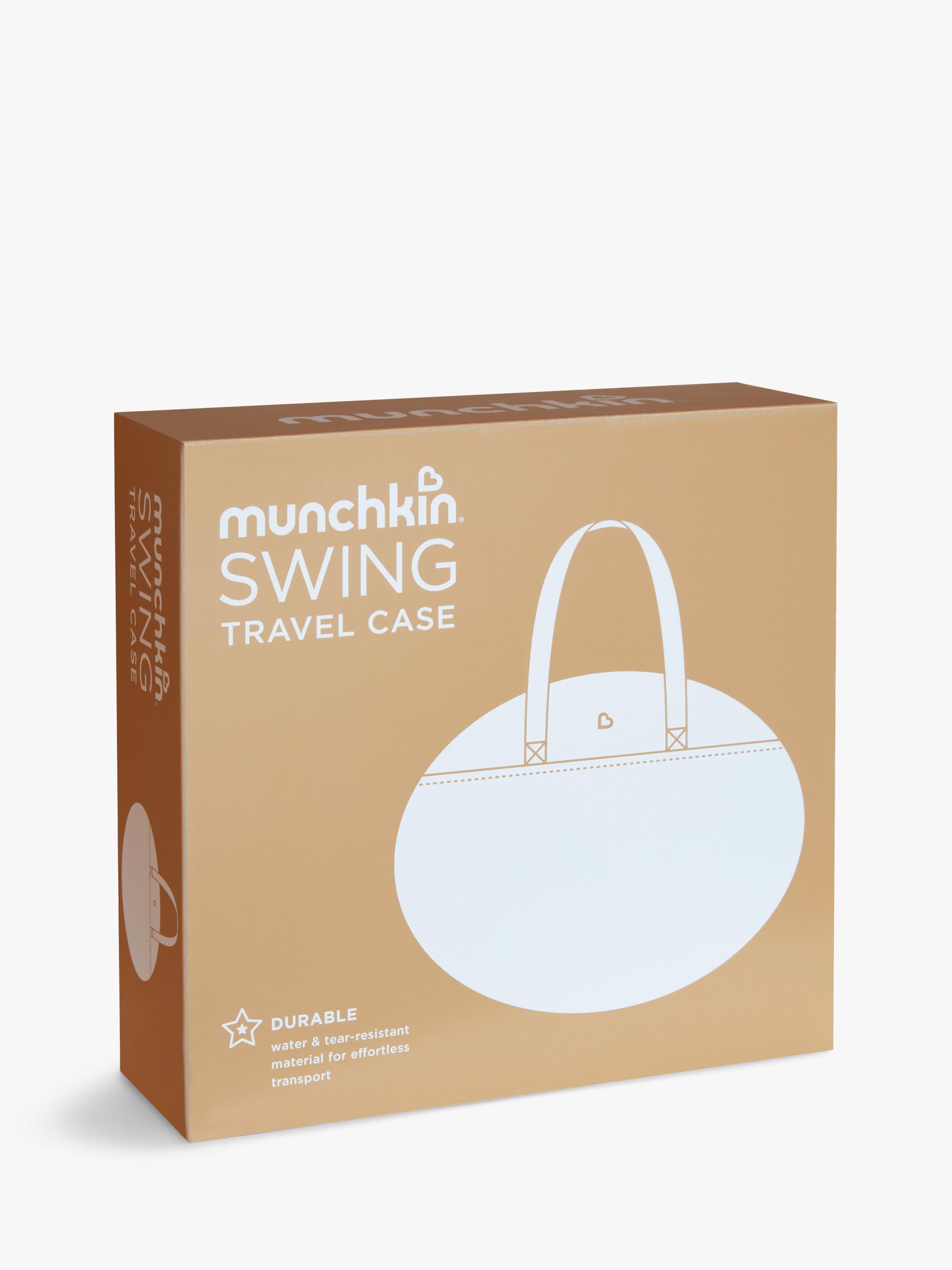 Munchkin baby swing travel carrying case grey, imported from the UK