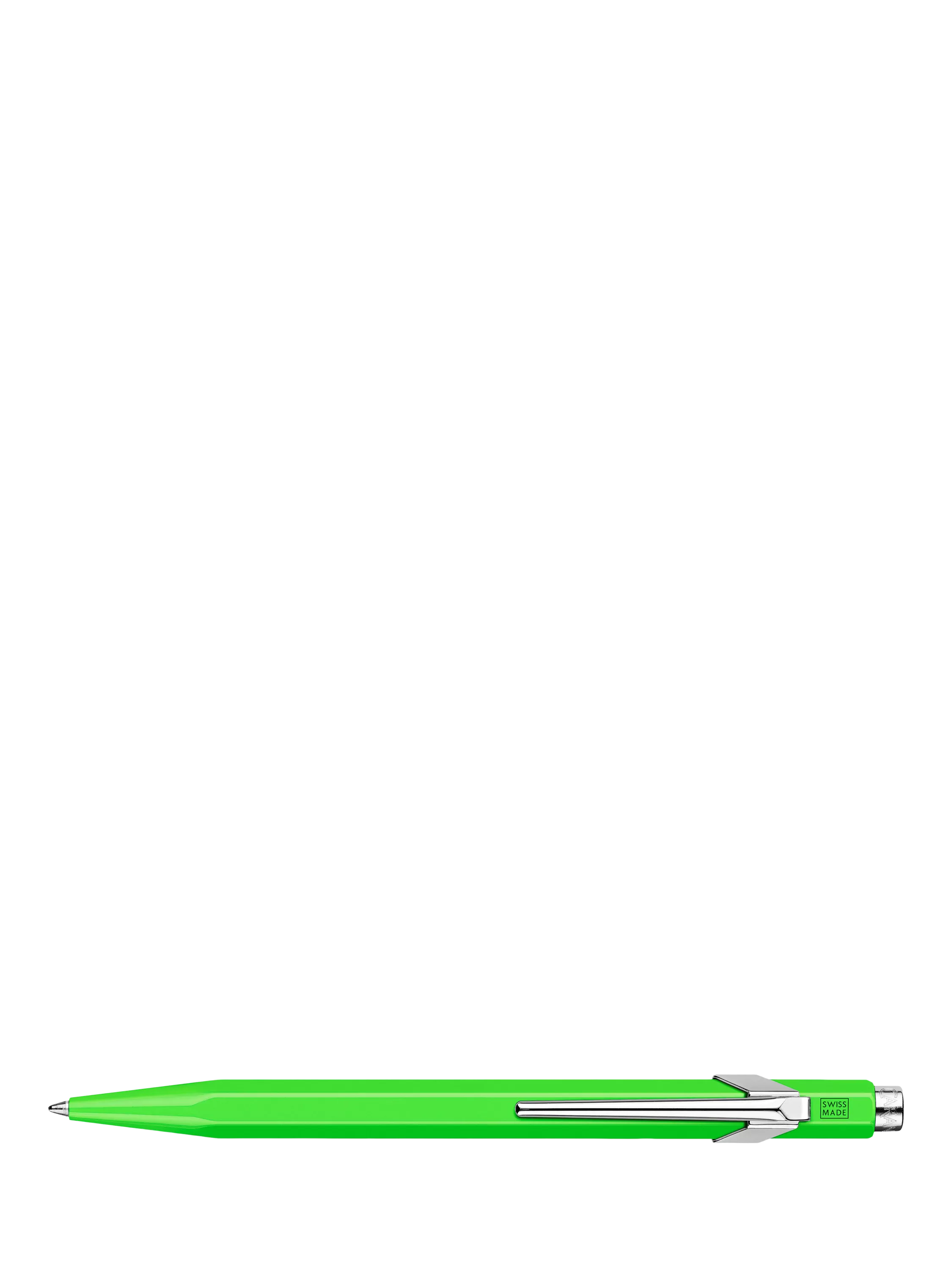 Caran d'Ache 849 Popline ballpoint pen Fluo Green (British brand)