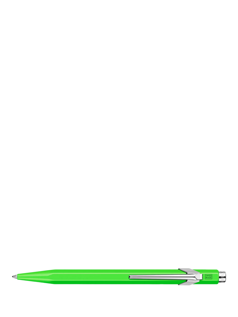 Caran d'Ache 849 Popline ballpoint pen Fluo Green (British brand)
