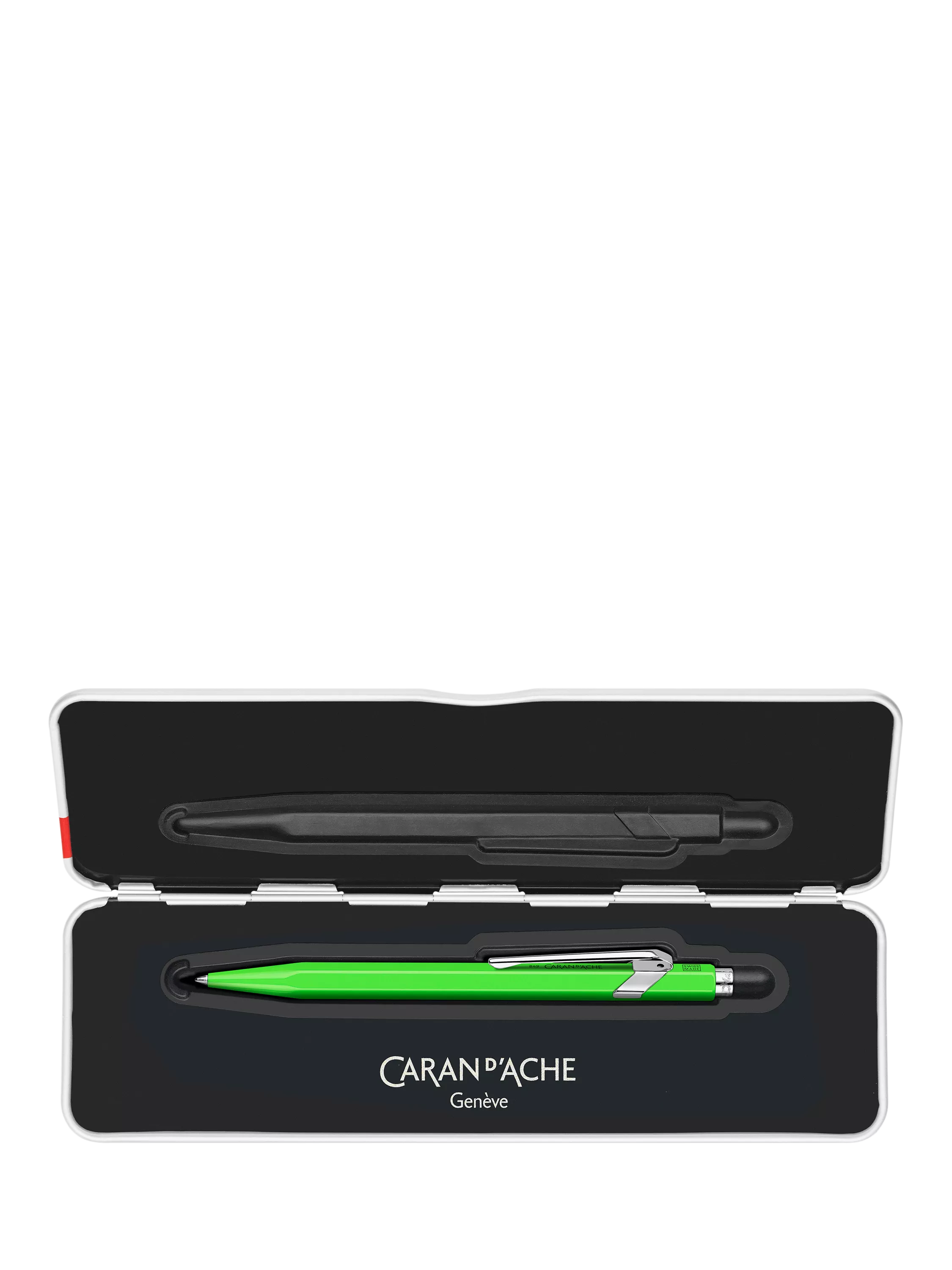 Caran d'Ache 849 Popline ballpoint pen Fluo Green (British brand)