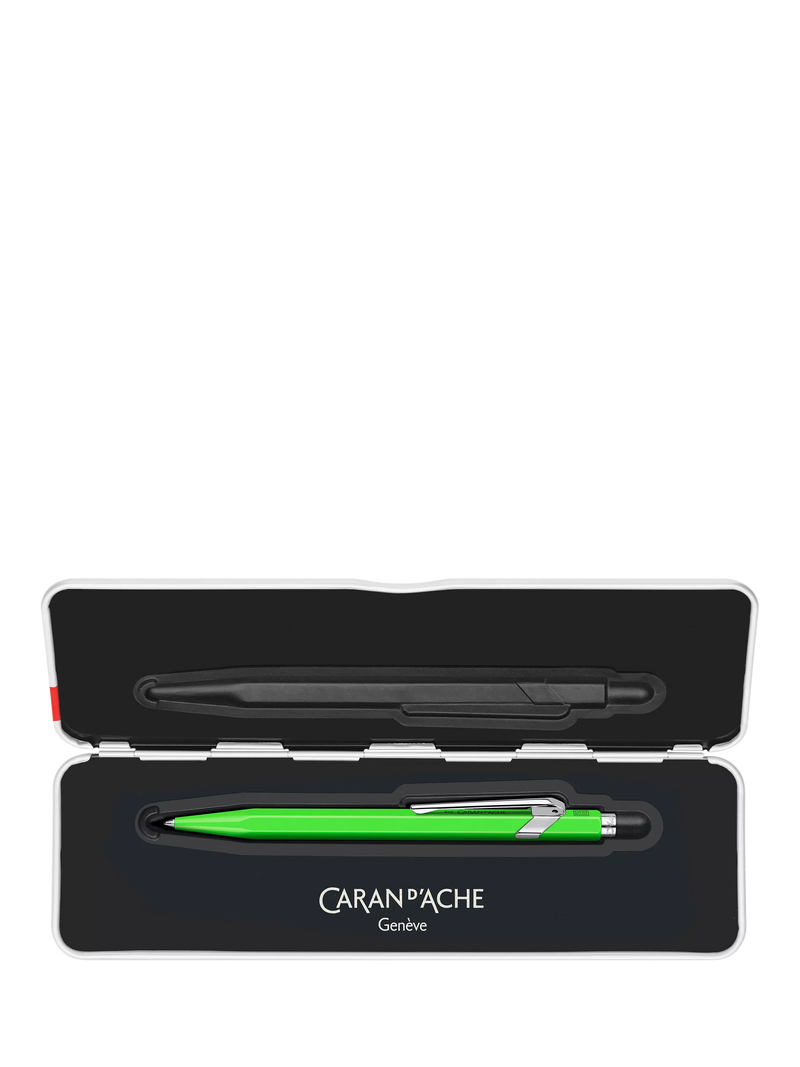 Caran d'Ache 849 Popline ballpoint pen Fluo Green (British brand)
