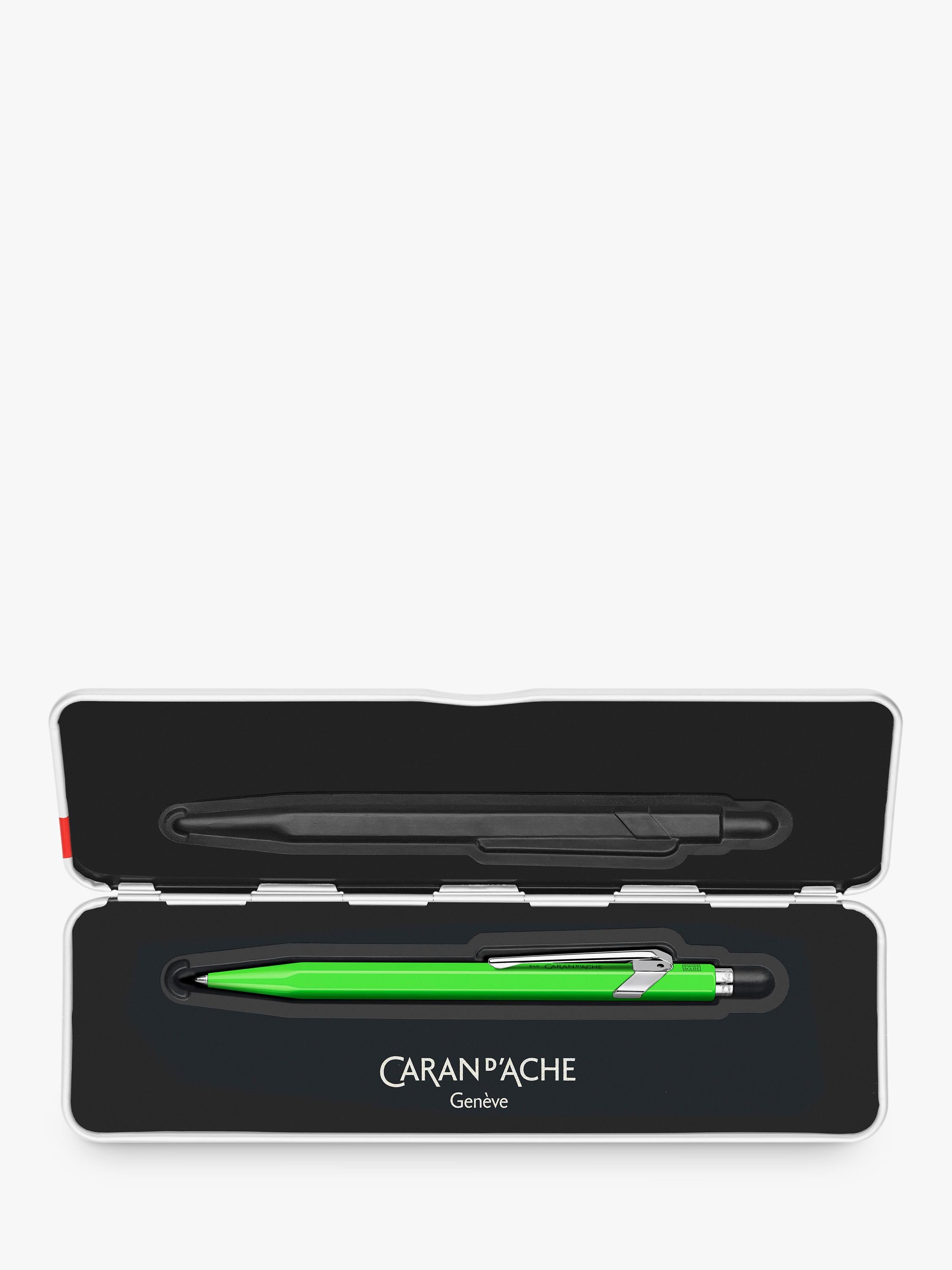 Caran d'Ache 849 Popline ballpoint pen Fluo Green (British brand)