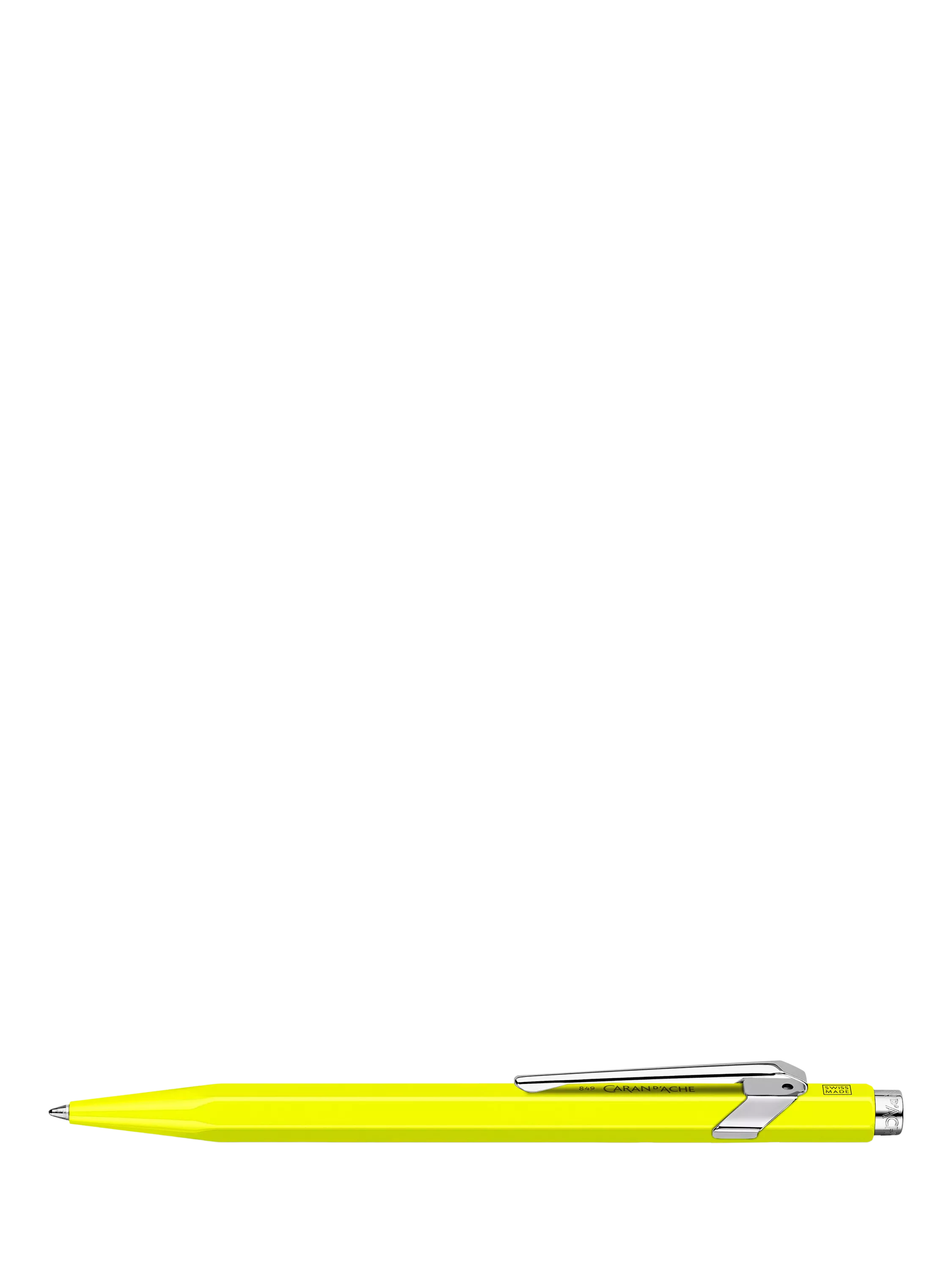 Caran d'Ache 849 Popline Ballpoint Pen - Fluo Orange