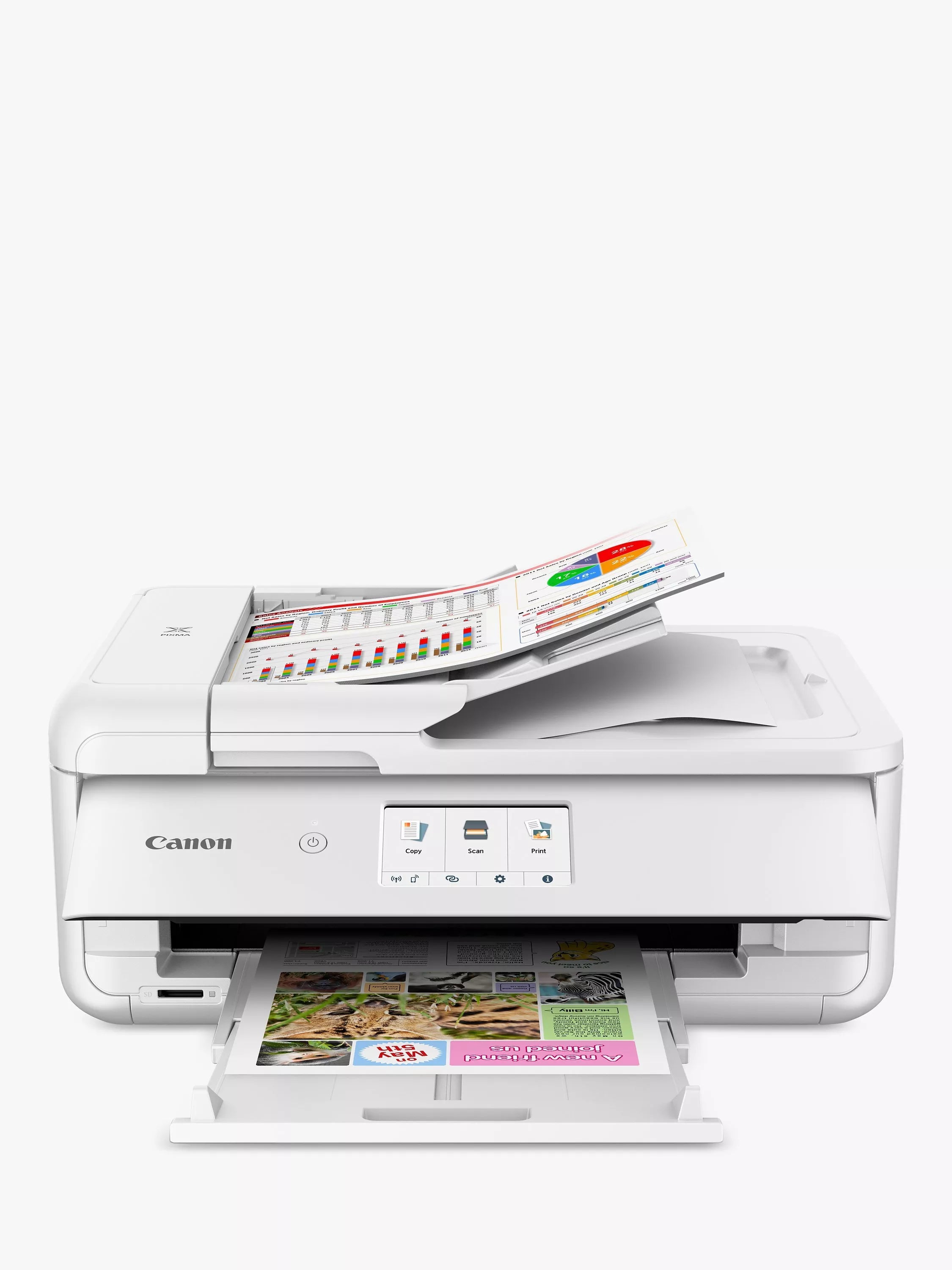 Canon PIXMA TS9551Ca A3 wireless printer white - British product