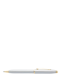 Cross Century II ballpoint pen silver gold finish, UK version