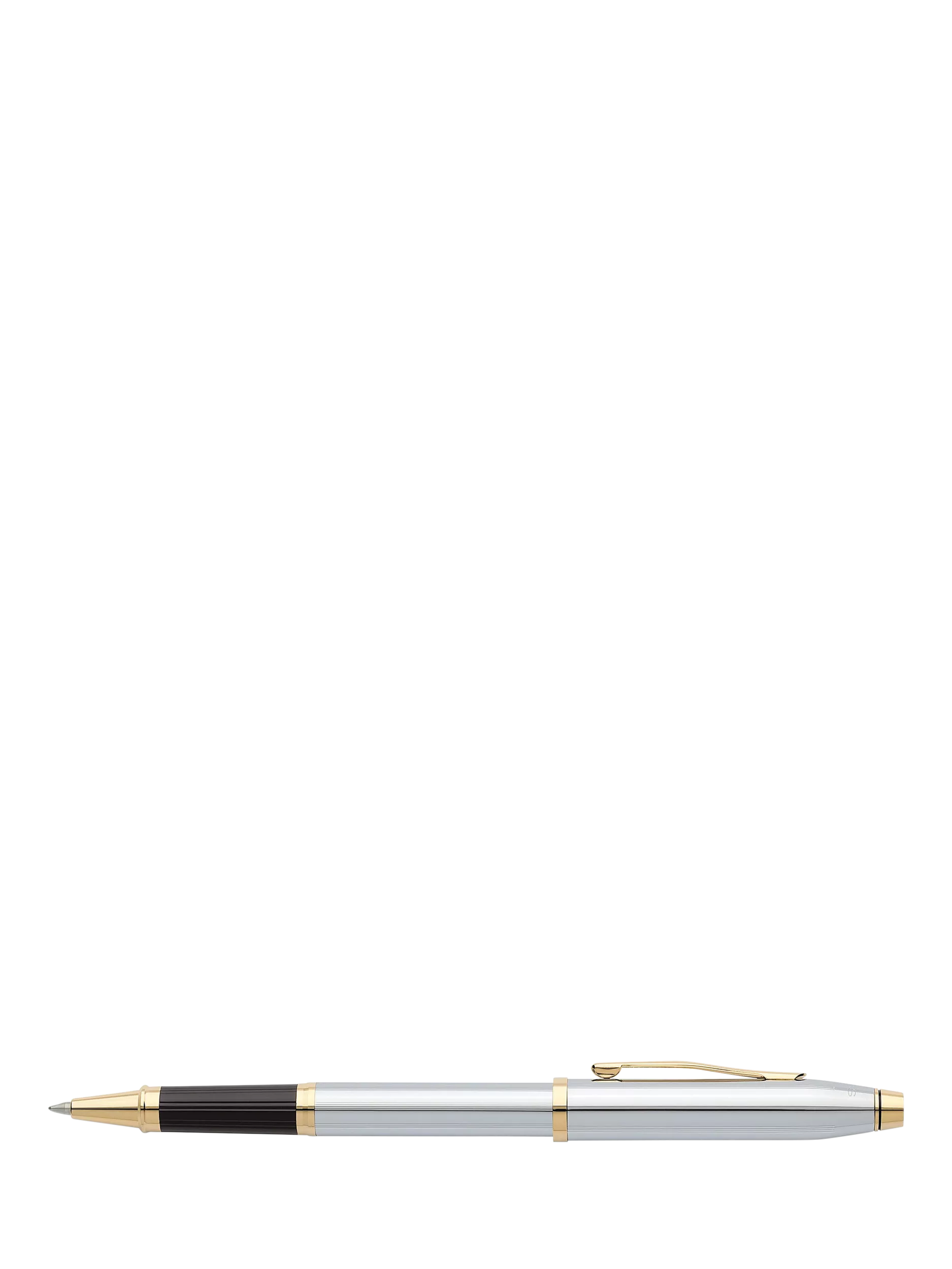 Cross Century II ballpoint pen silver gold (British brand)