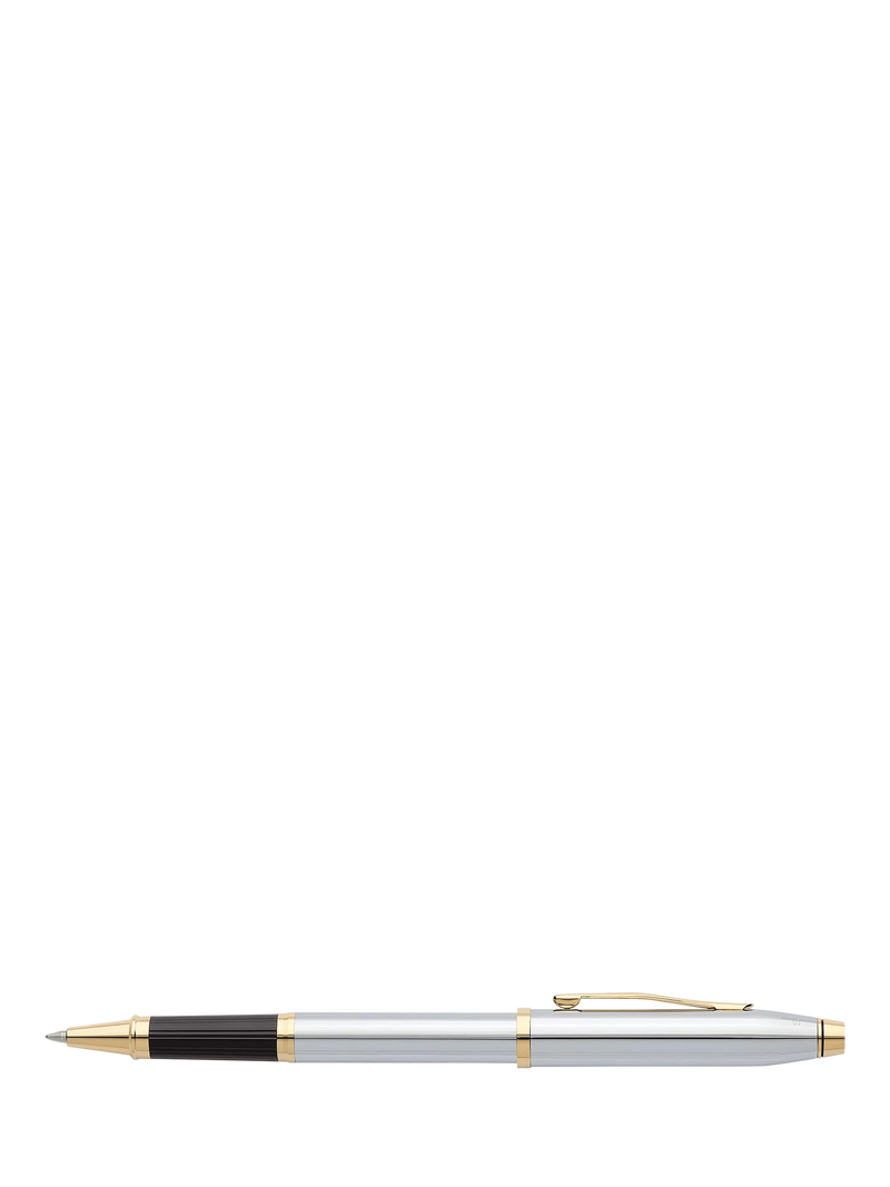 Cross Century II ballpoint pen silver gold (British brand)