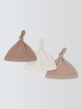 John Lewis baby cotton hats pack of 3, UK version