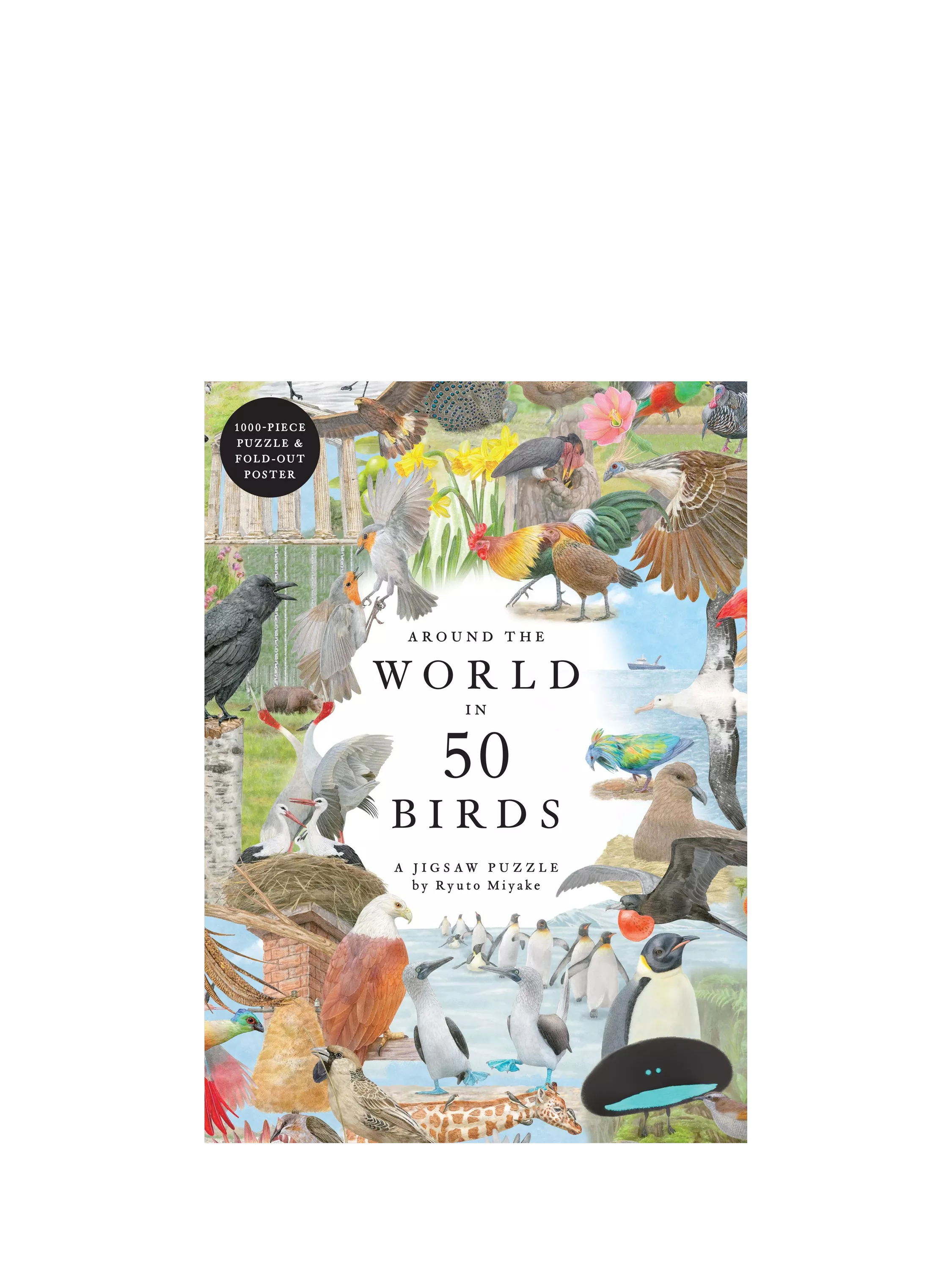 Laurence King Publishing Around the World in 50 Birds 1000-piece jigsaw puzzle, UK version