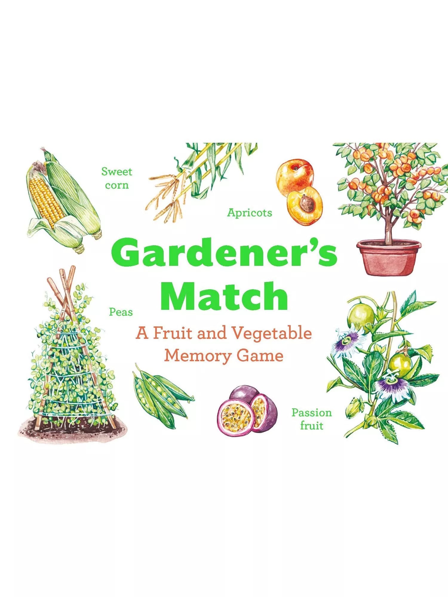 Laurence King Publishing Gardener's Match Memory Game 24 pairs, imported from the UK