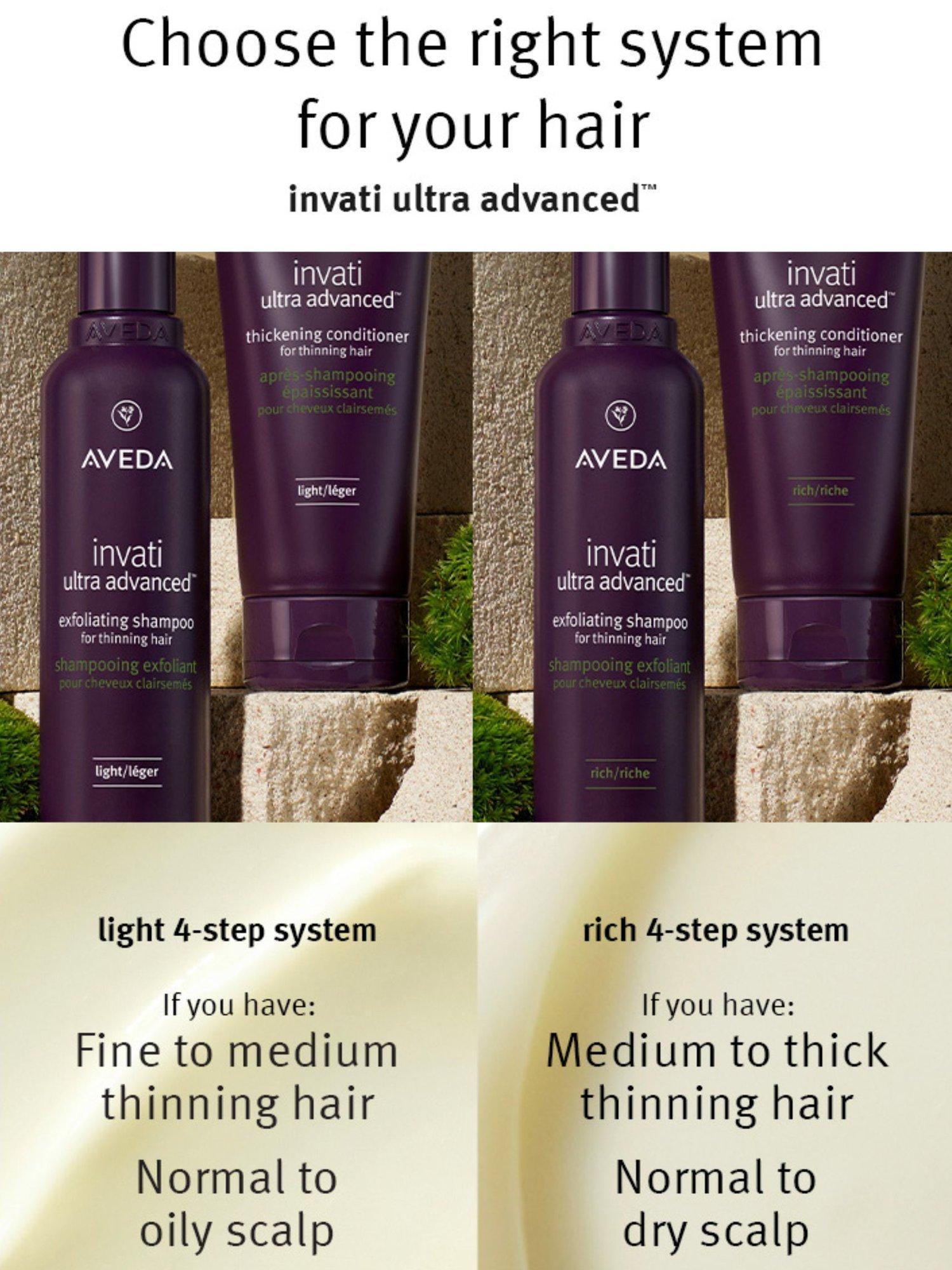 Aveda Invati Ultra Advanced Thickening Conditioner Light 1000ml, imported from the UK
