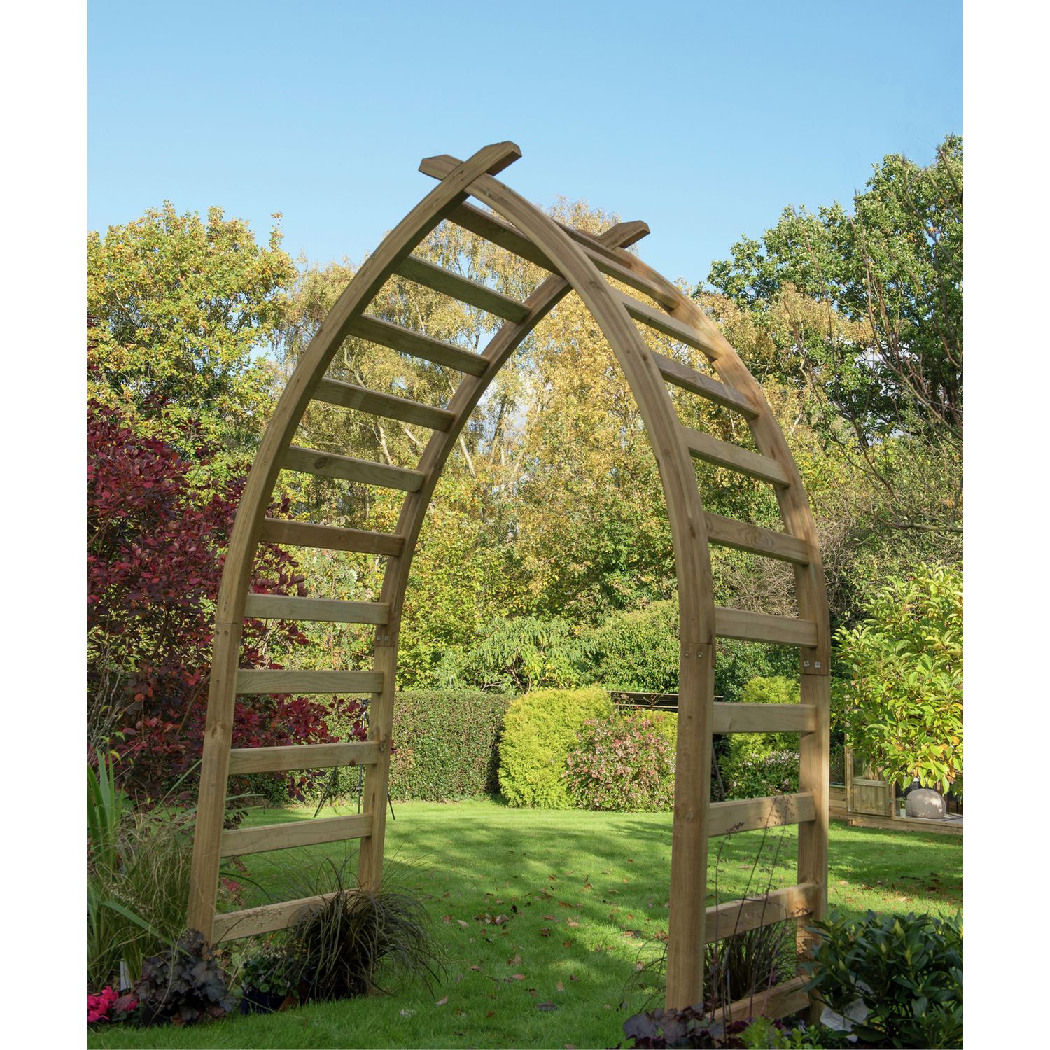 Forest Garden Whitby Arch garden arch 258x154x76cm - British product
